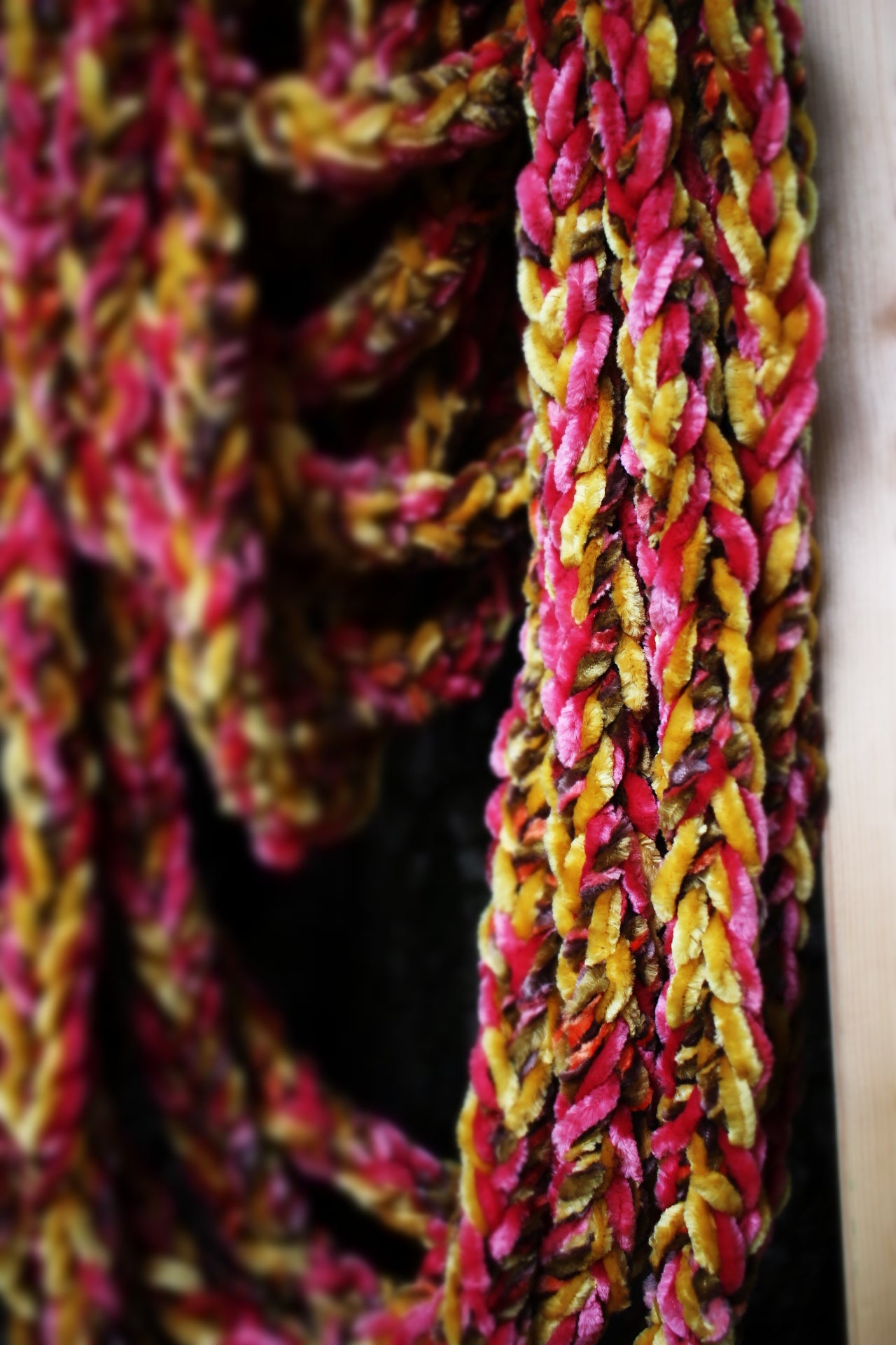 "Autumn Blaze" Luscious Lei - Medium, Triple