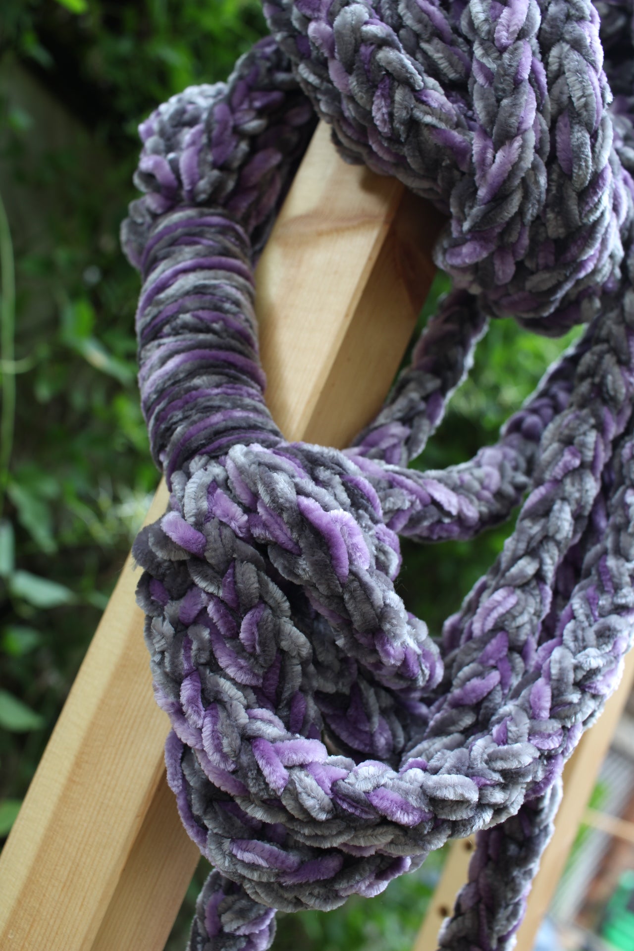 "Amethyst" Luscious Lei - Medium, Triple