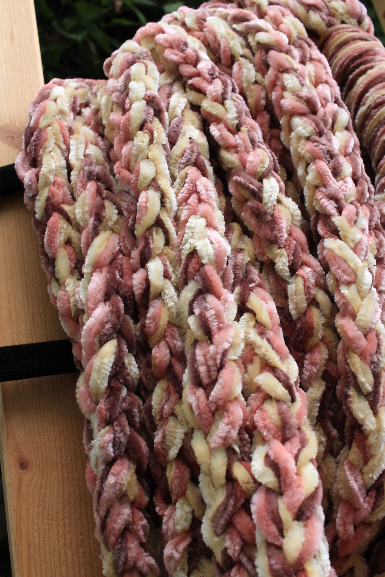 "Neopolitan" Luscious Lei - Medium, Triple