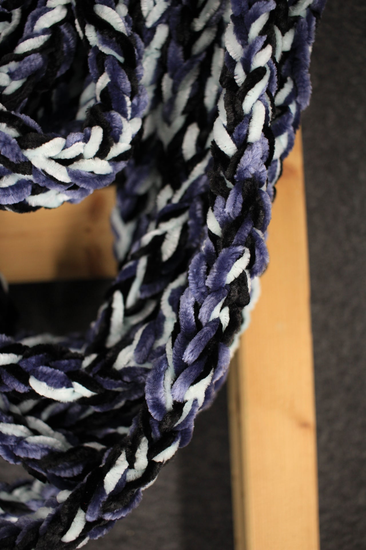 "Midnight Rain" Luscious Lei - Large, Triple