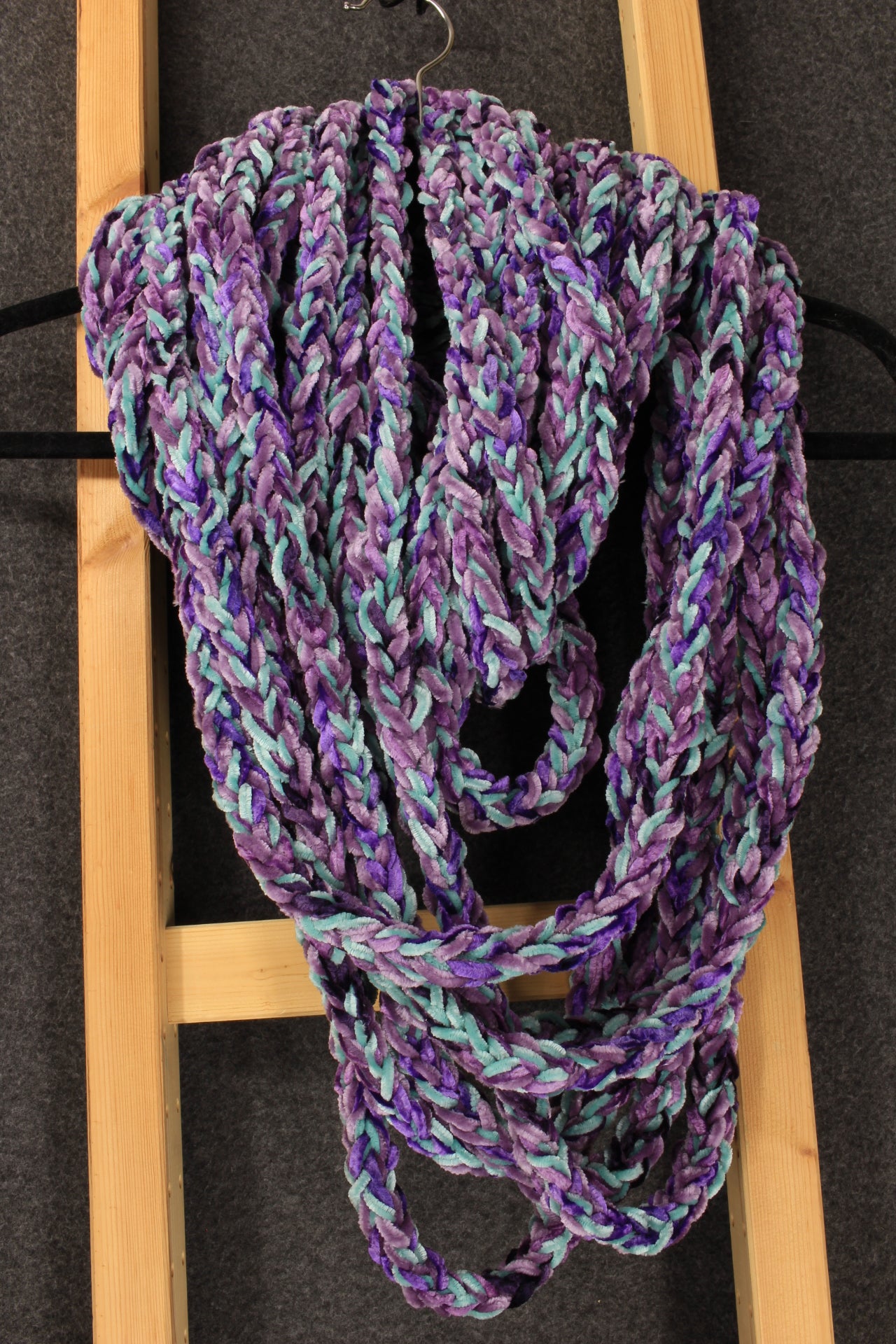 "Purple Dragon" Luscious Lei - Large, Triple