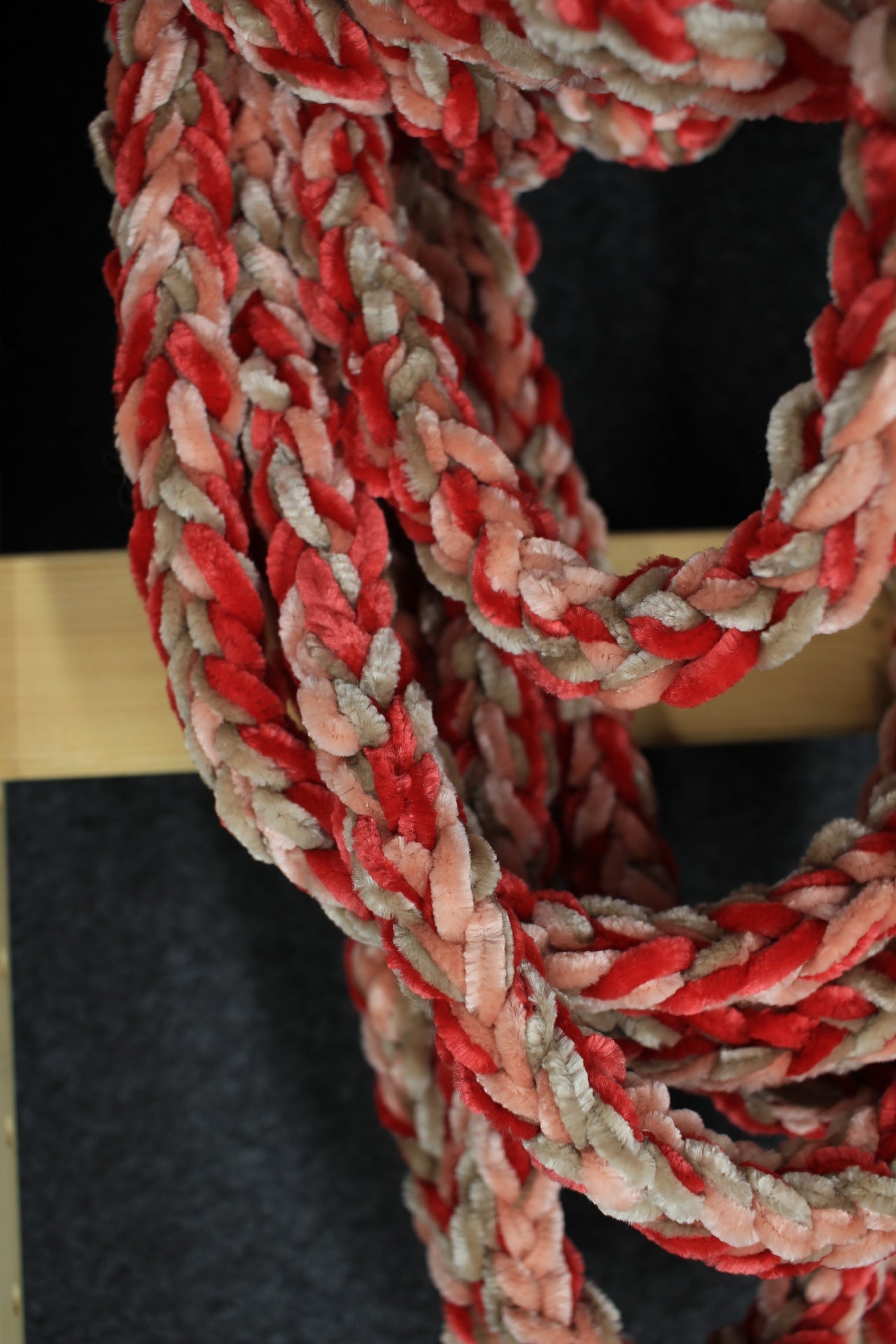 "Red Vine" Luscious Lei - Large, Triple